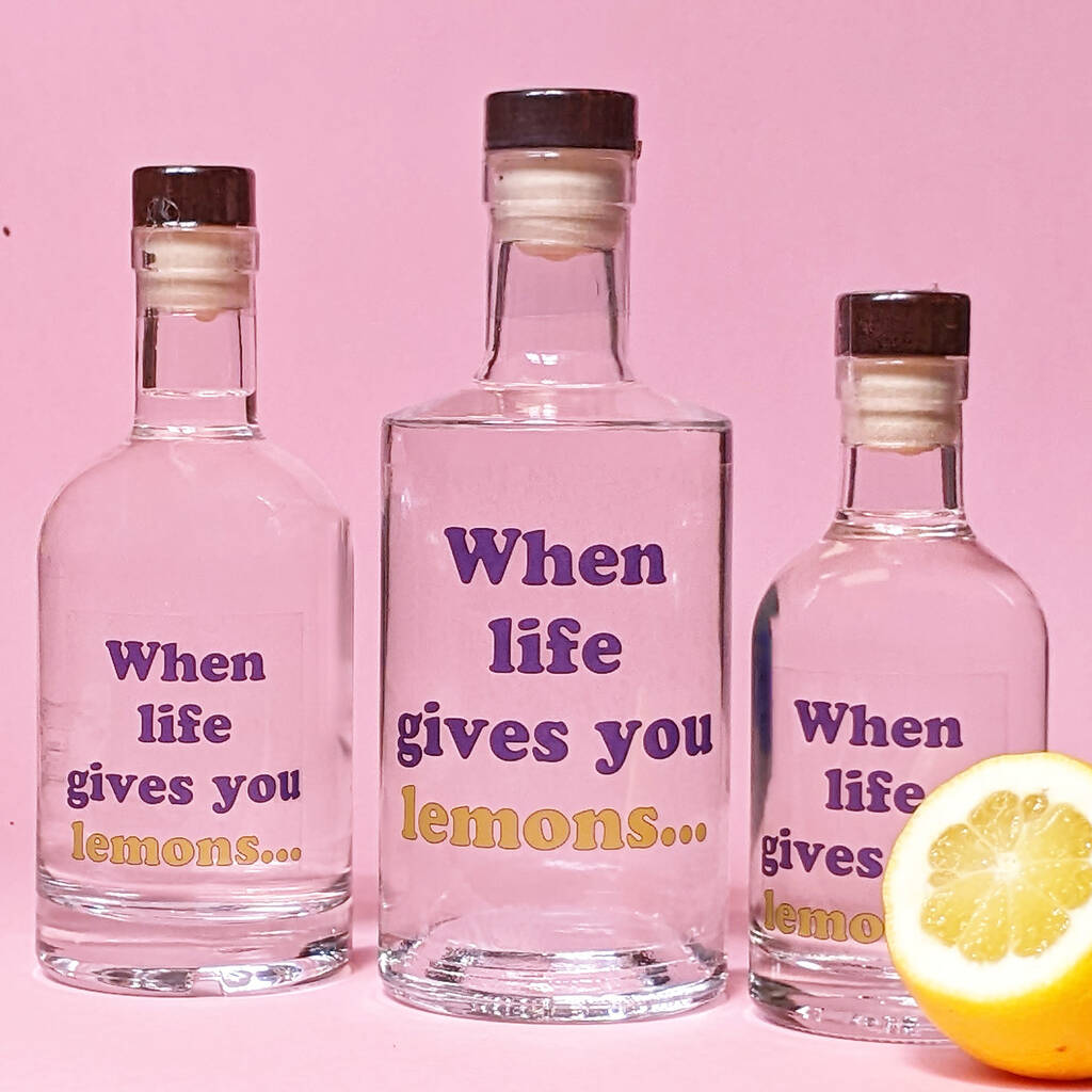 When Life Gives You Lemons London Dry Gin MixPixie