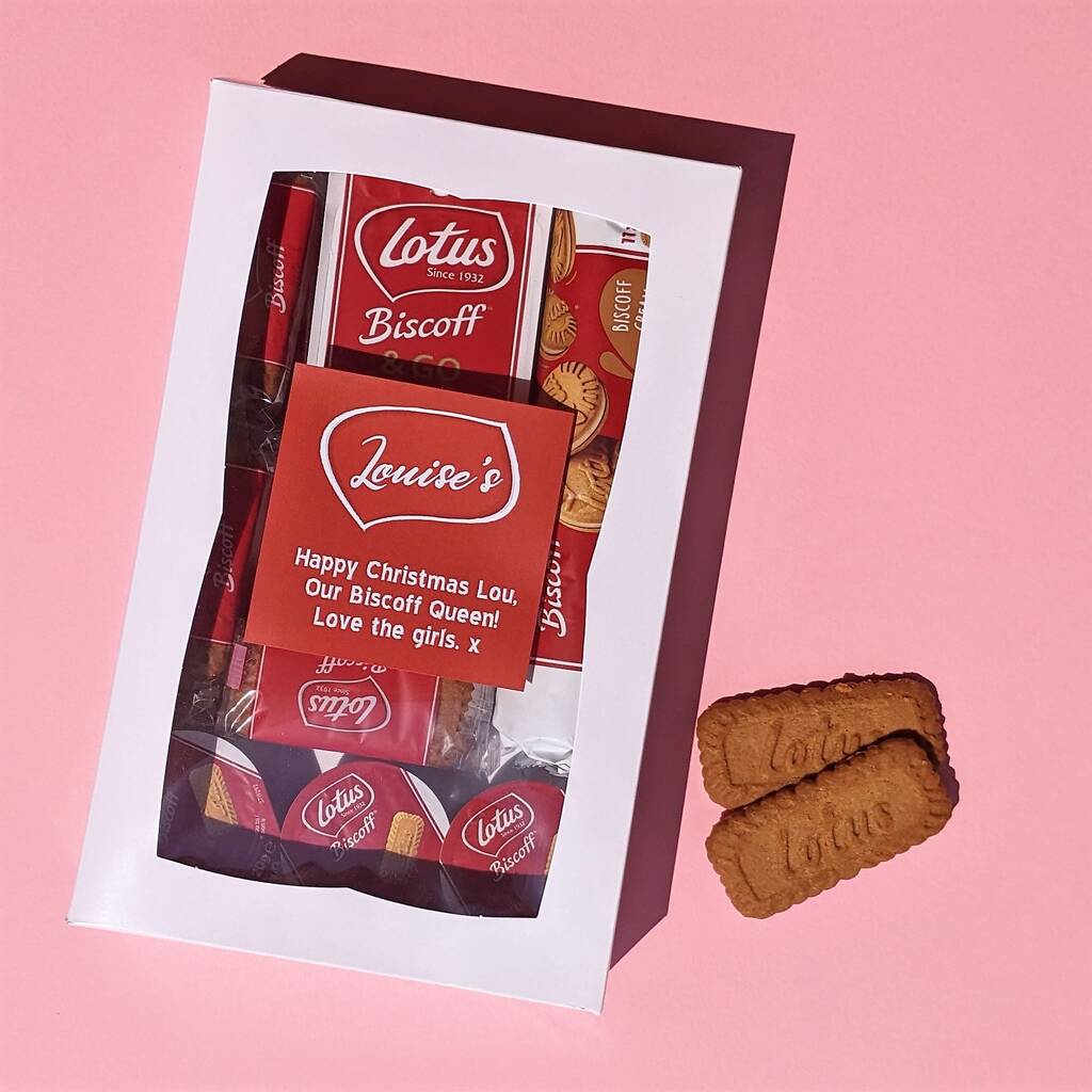 Limited Edition Personalised Lotus Biscoff Gift Box MixPixie