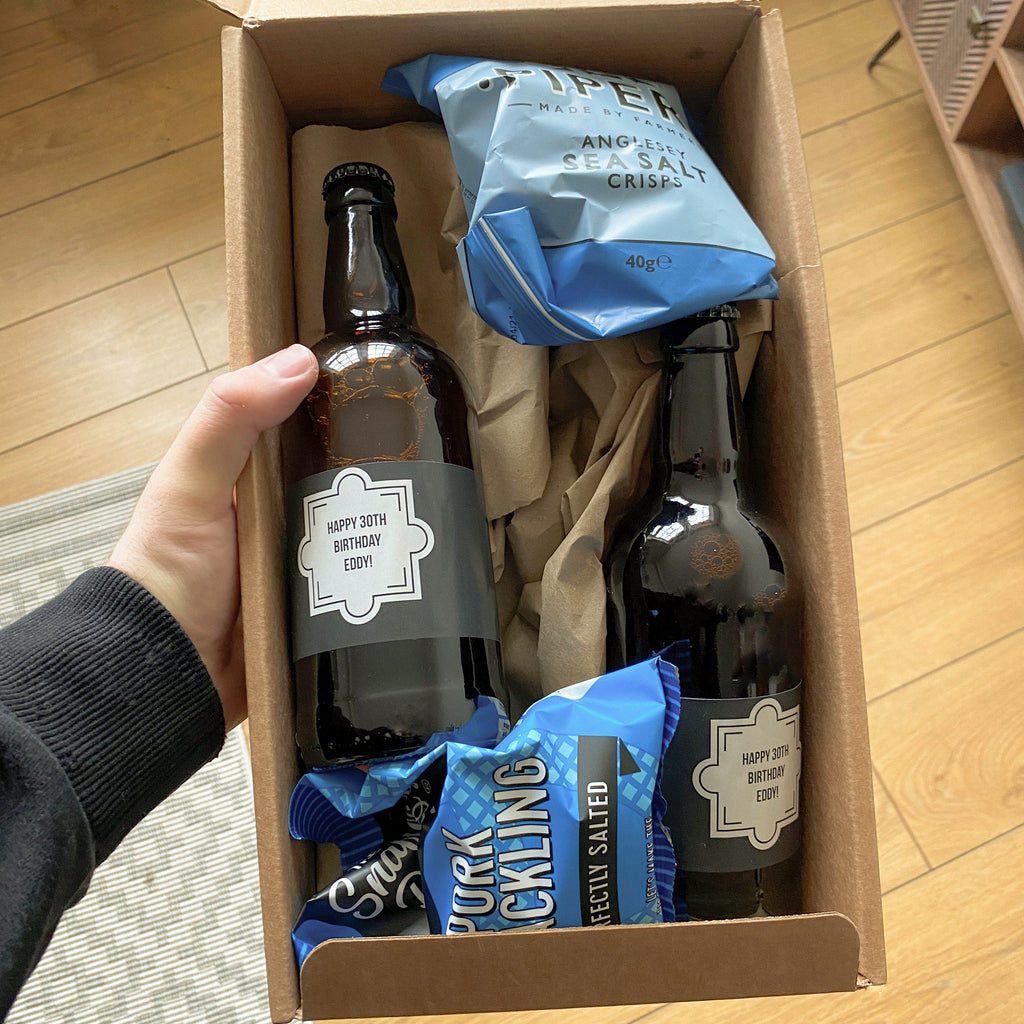 Personalised Craft Beer Hamper With Music MixPixie Limited