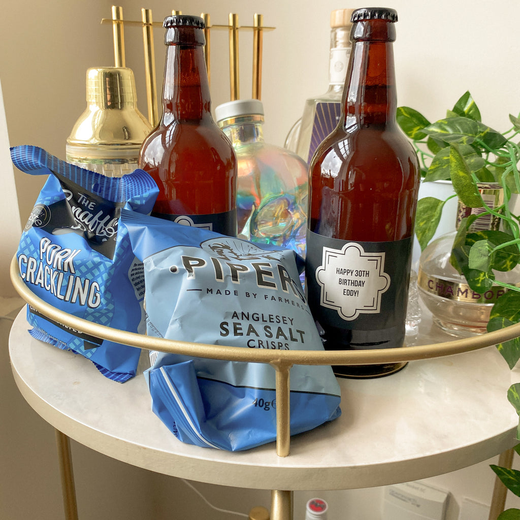 Personalised Craft Beer Hamper With Music MixPixie Limited
