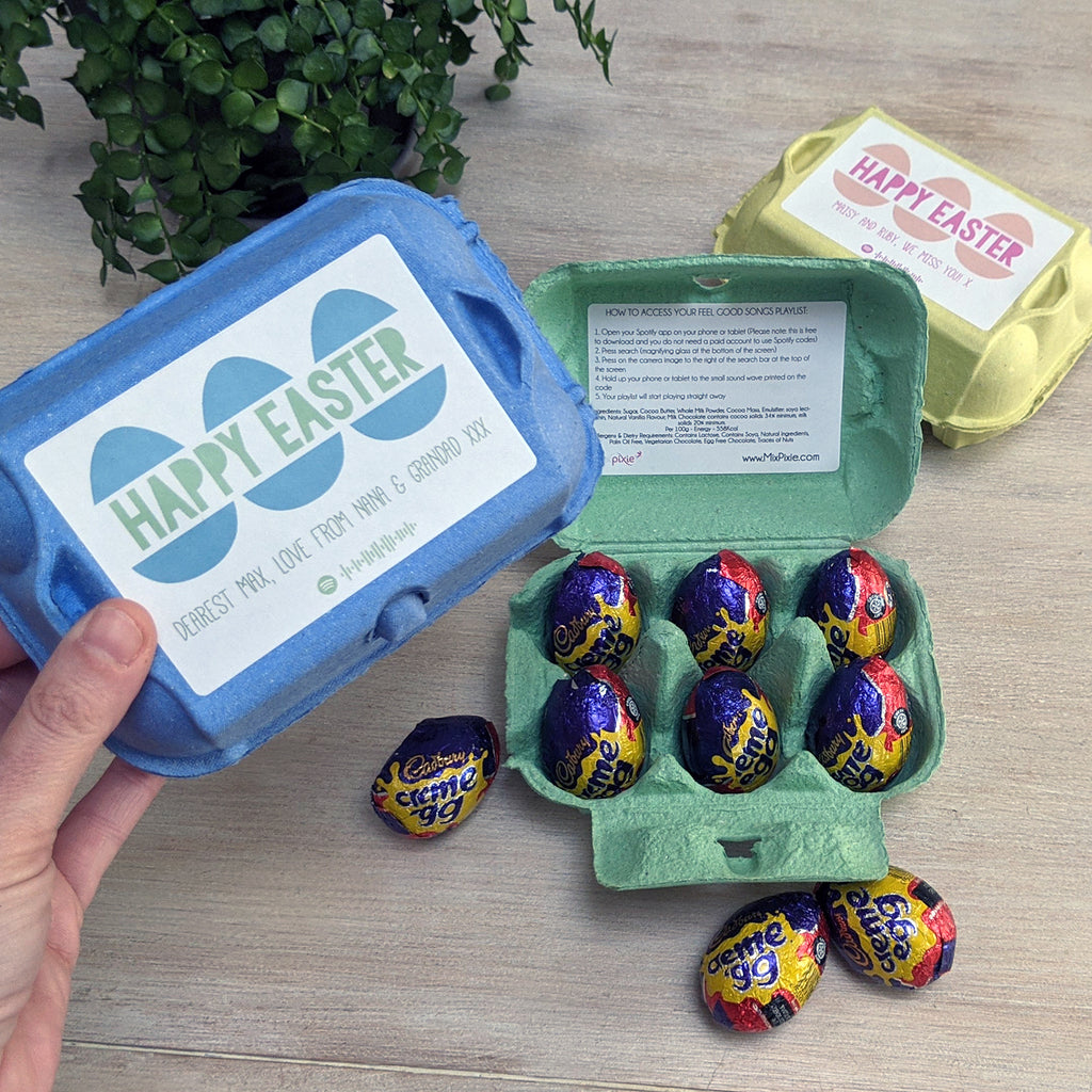 Personalised Chocolate Easter Eggs Gift Set MixPixie Limited