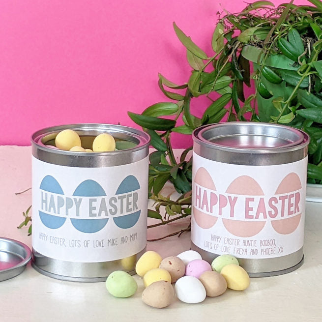 Personalised Easter Eggs Tin And Playlist MixPixie Limited