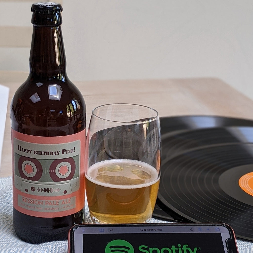 Music Lovers Personalised Craft Beer And Playlist MixPixie Limited