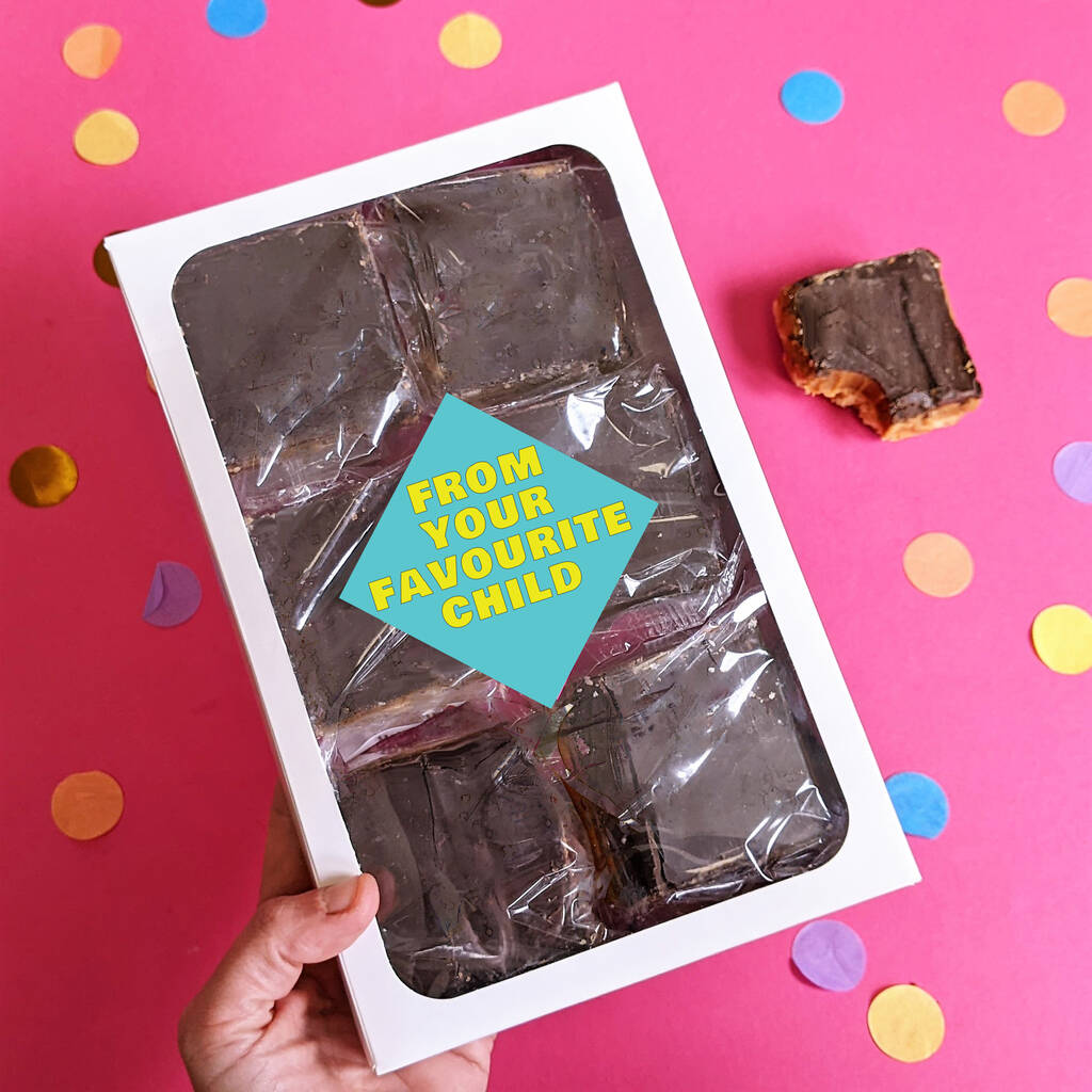 Personalised Father's Day Gooey Brownies Gift Box MixPixie