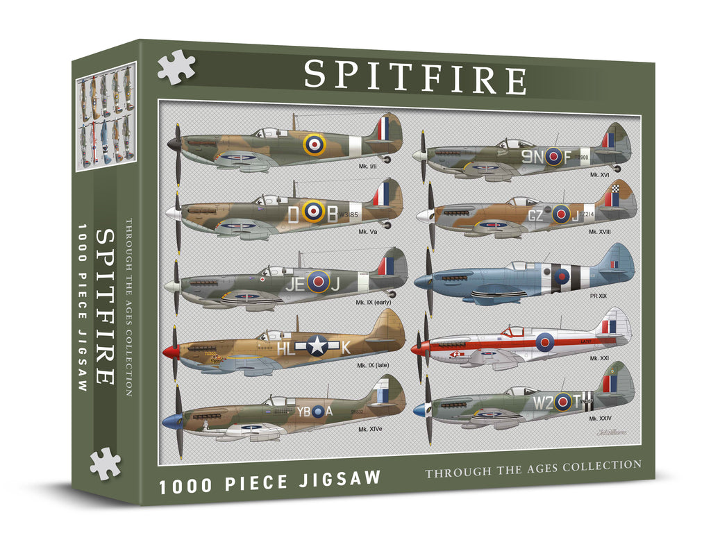 1000 Piece Iconic Spitfires Puzzle MixPixie