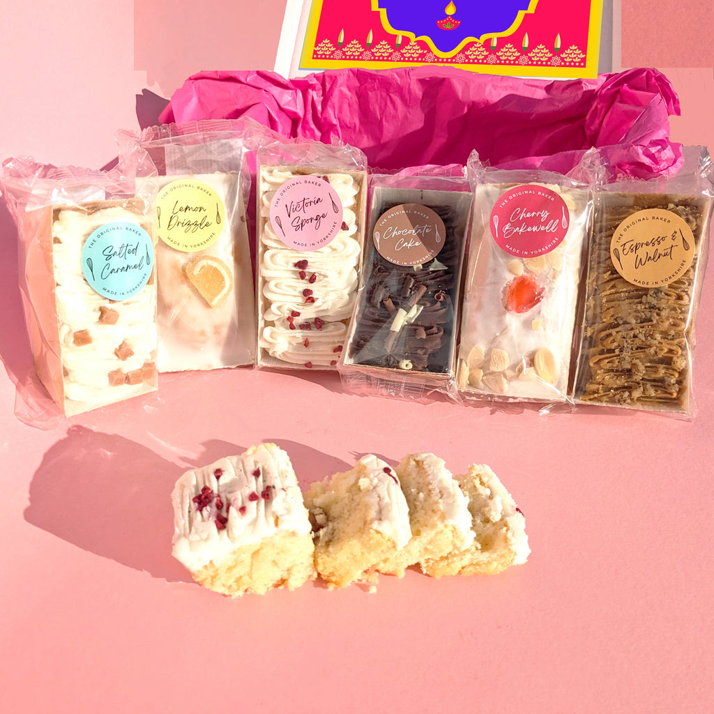 Diwali Six Mini Loaf Cake Gift Box MixPixie