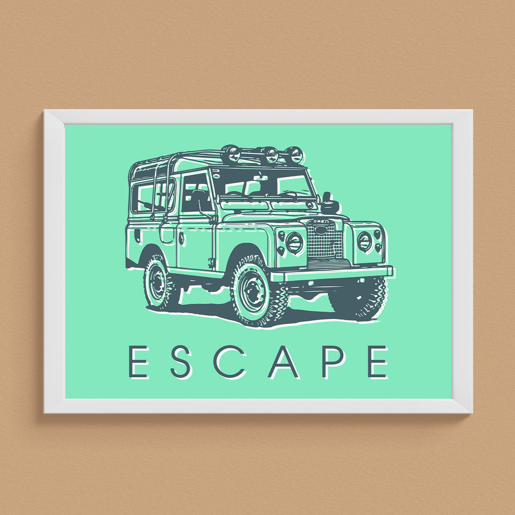 Escape Land Rover Print (Copy) MixPixie