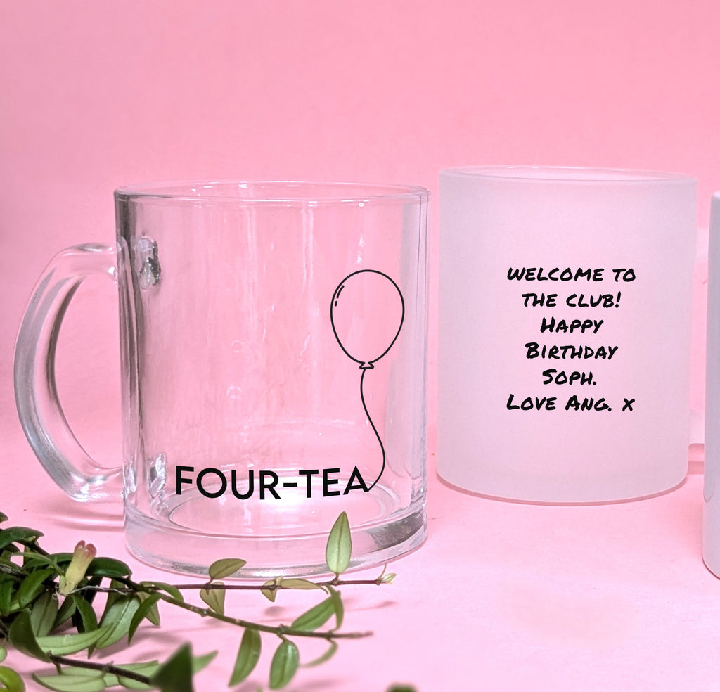 Personalised Milestone Birthday Tea Mugs And Cake MixPixie