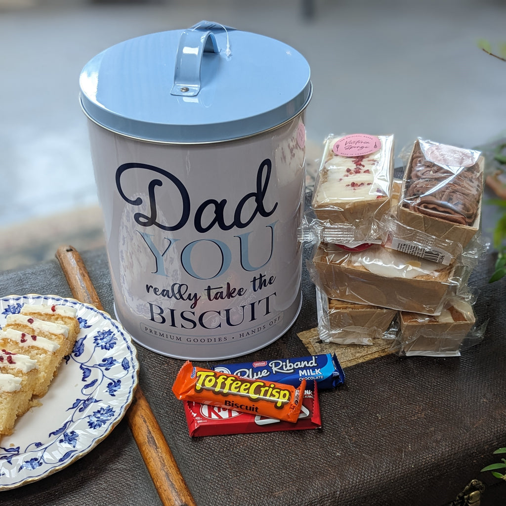 Father's Day Filled Biscuit And Cake Tin For Dad MixPixie