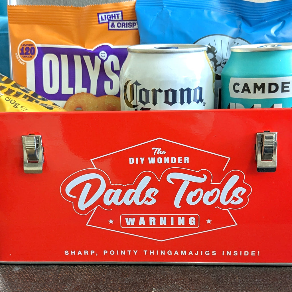 Father's Day Secret Beer And Snacks Tin MixPixie