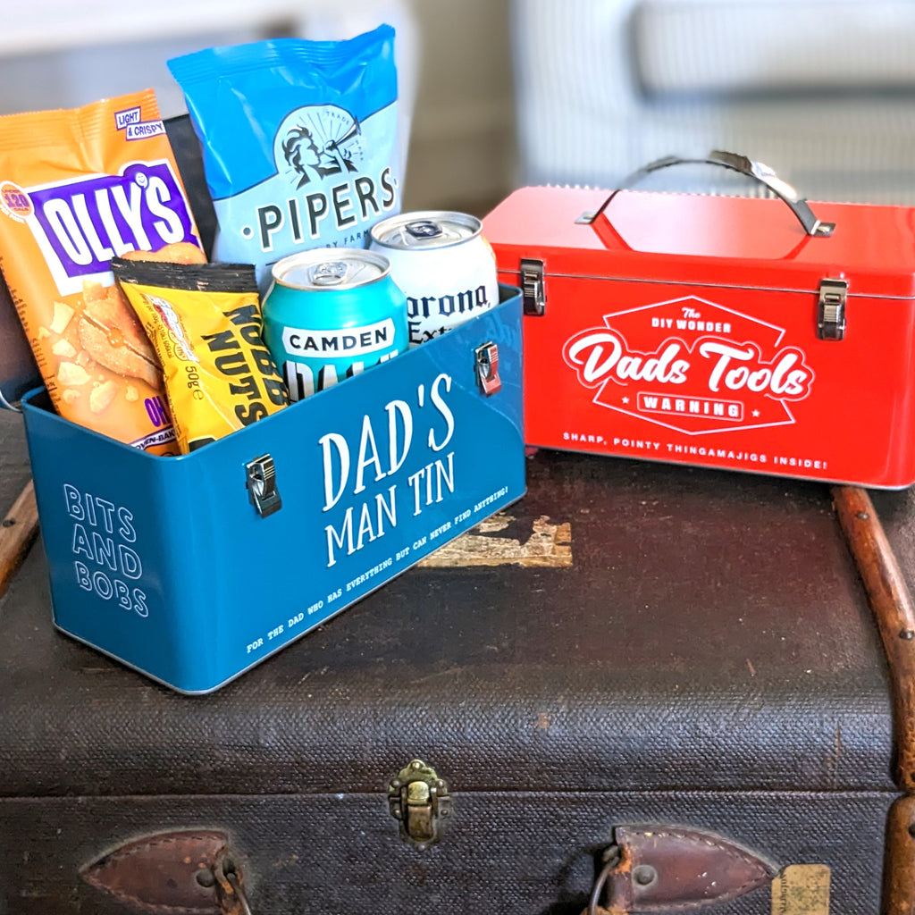 Father's Day Secret Beer And Snacks Tin MixPixie