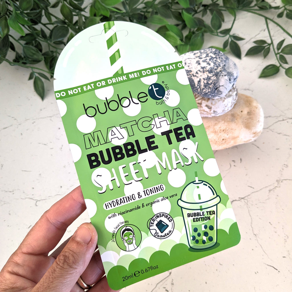 Bubble Tea Matcha Hydrating Sheet Face Mask MixPixie