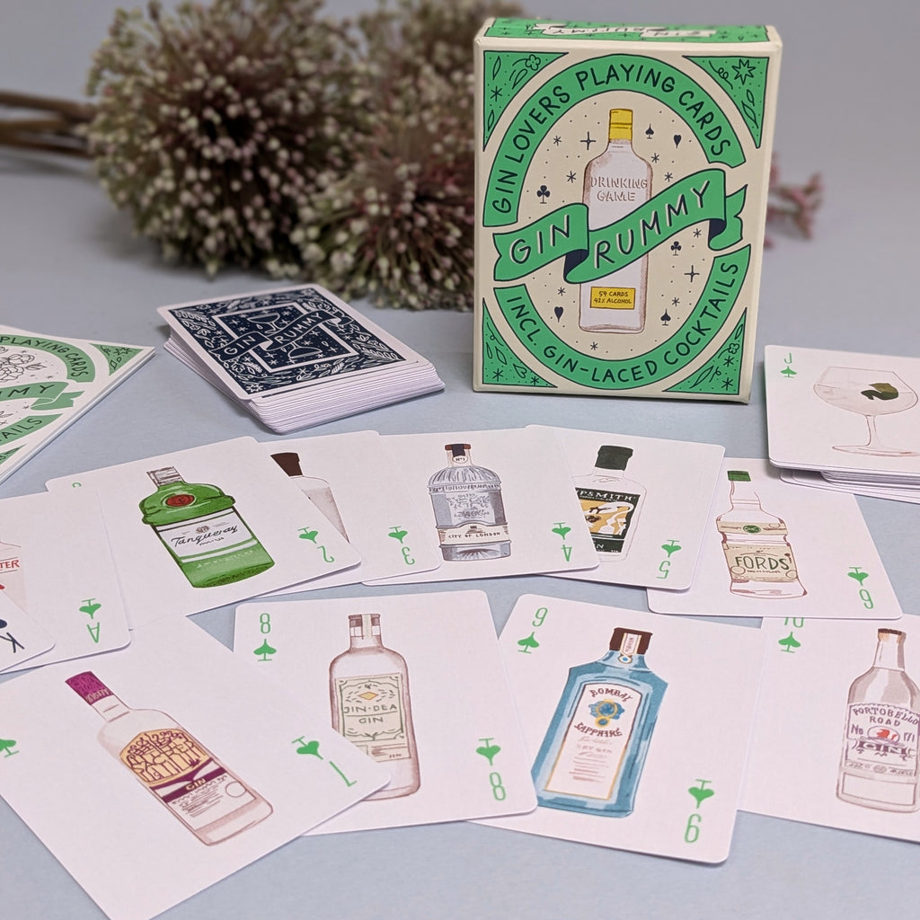 Gin Themed Playing Cards MixPixie