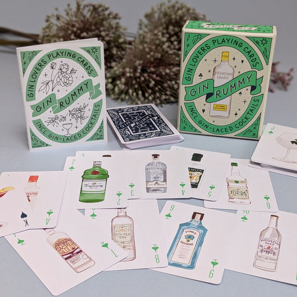 Gin Themed Playing Cards MixPixie