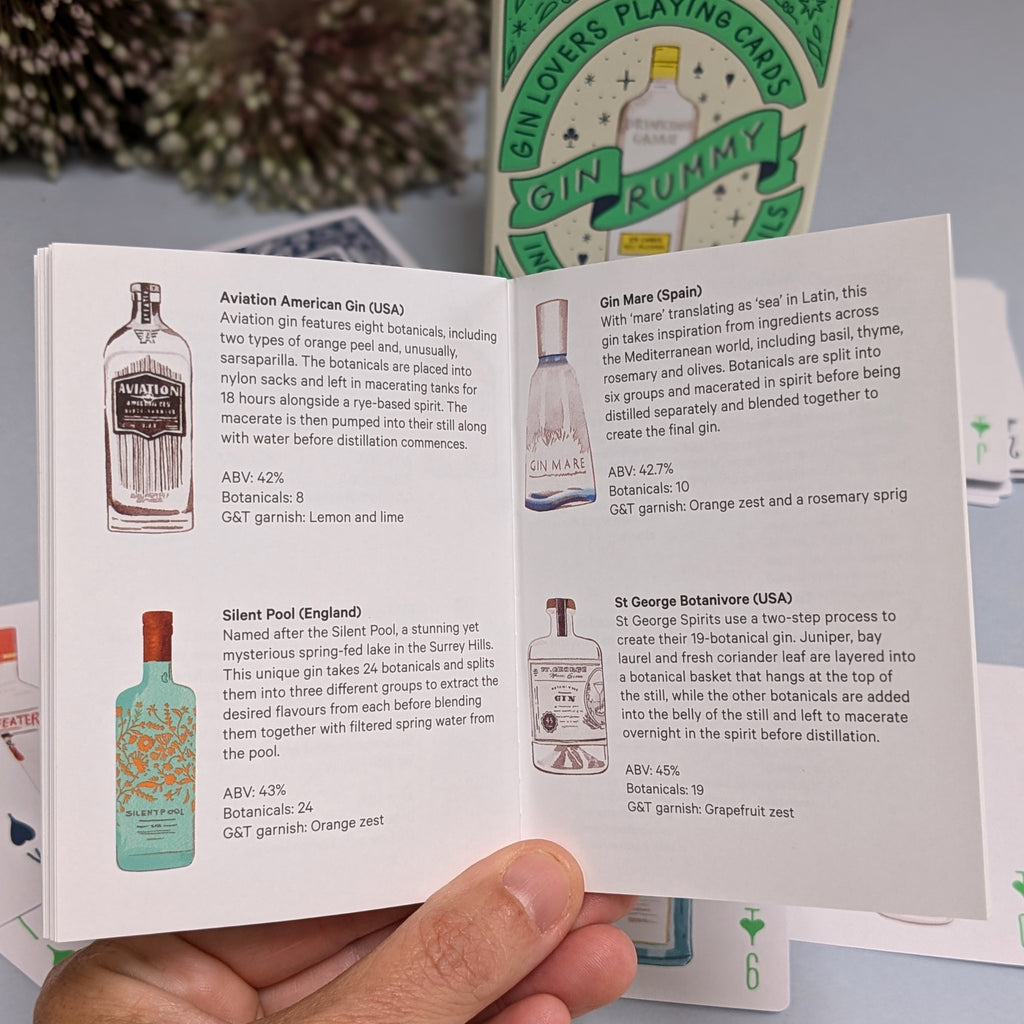 Gin Themed Playing Cards MixPixie