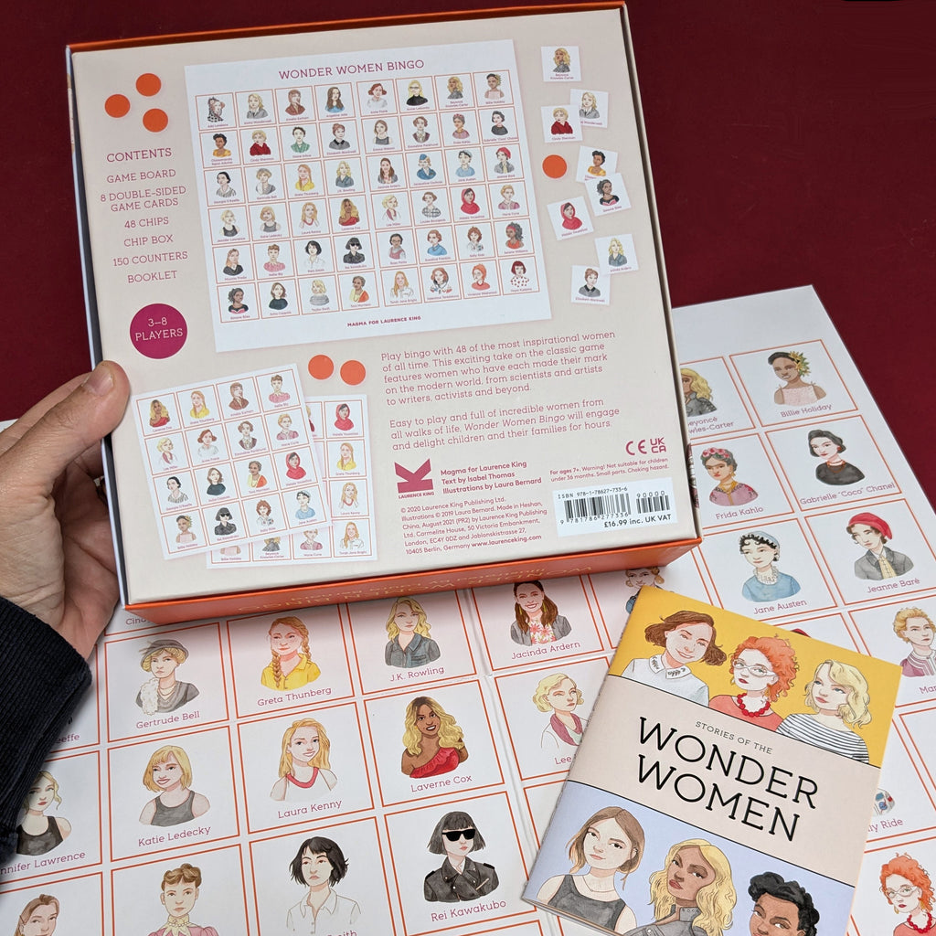 Iconic Wonder Women Deluxe Bingo Game MixPixie