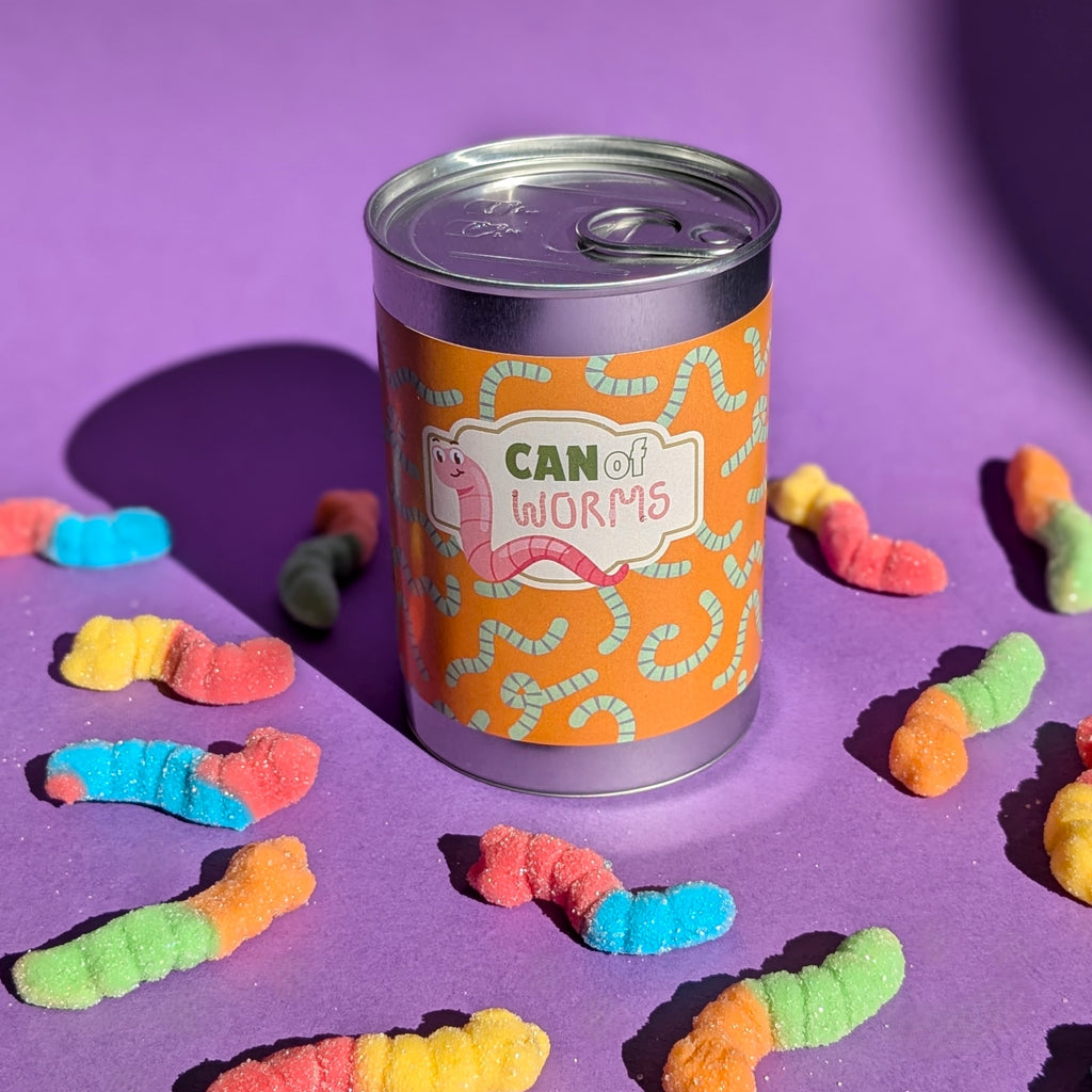 Can Of Worms Sweet Tin Can MixPixie