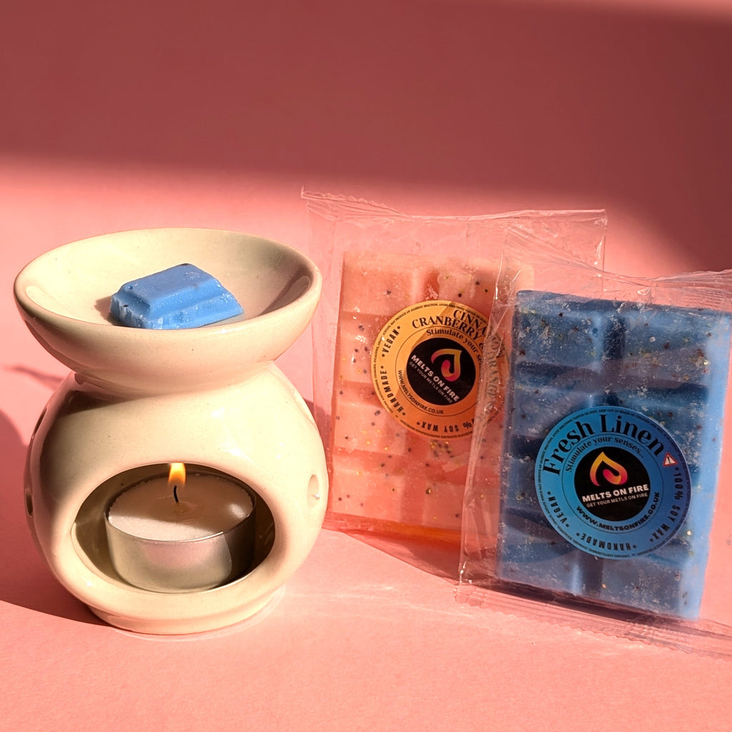 Wax Melts And Ceramic Oil Burner MixPixie