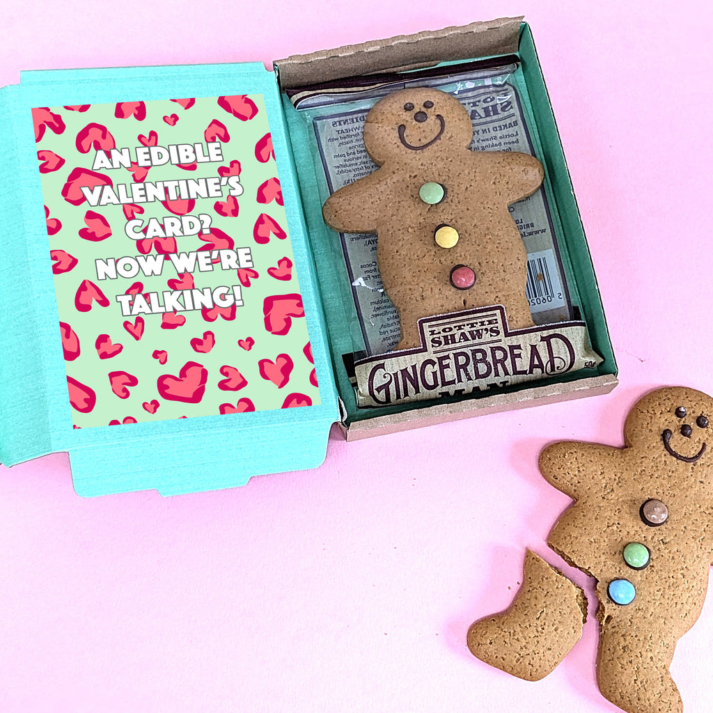 Personalised Gingerbread Man Valentines Letterbox Gift (Copy) MixPixie