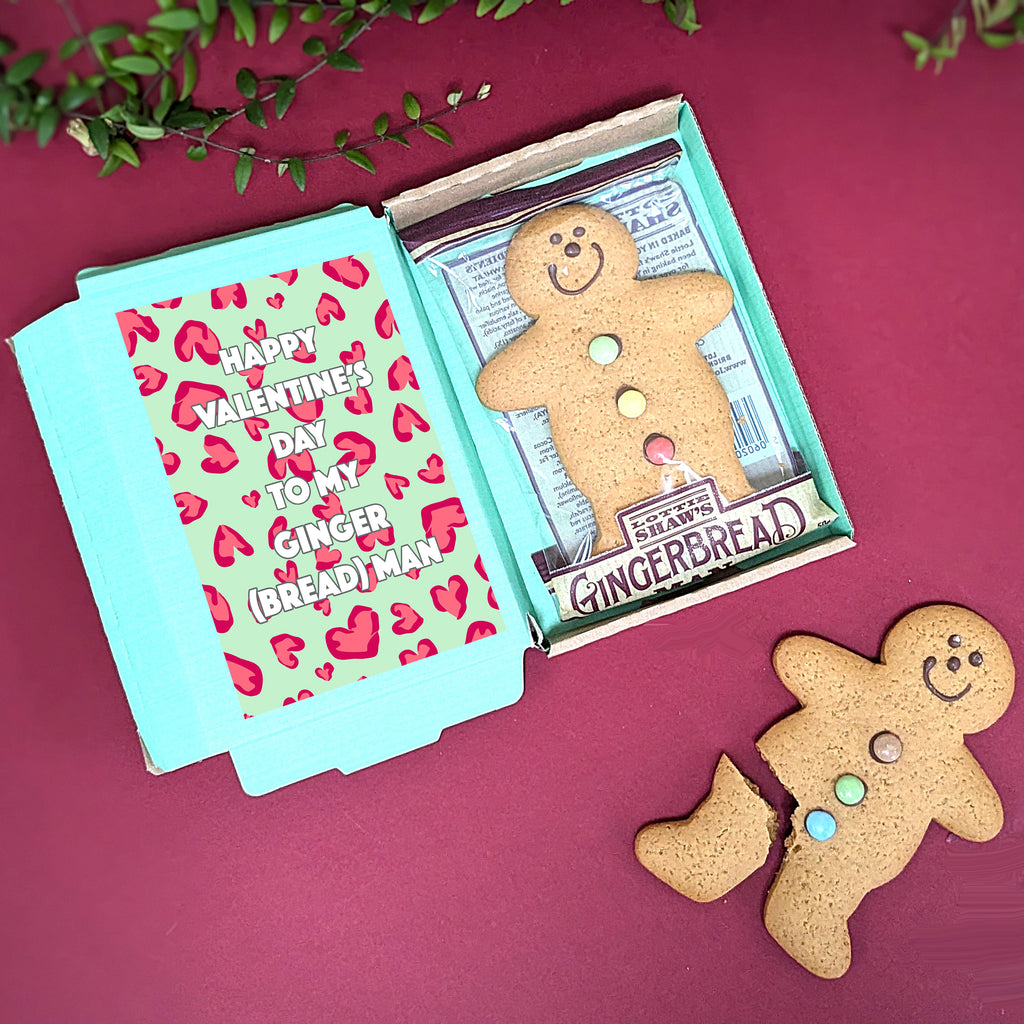 Personalised Gingerbread Man Valentines Letterbox Gift (Copy) MixPixie