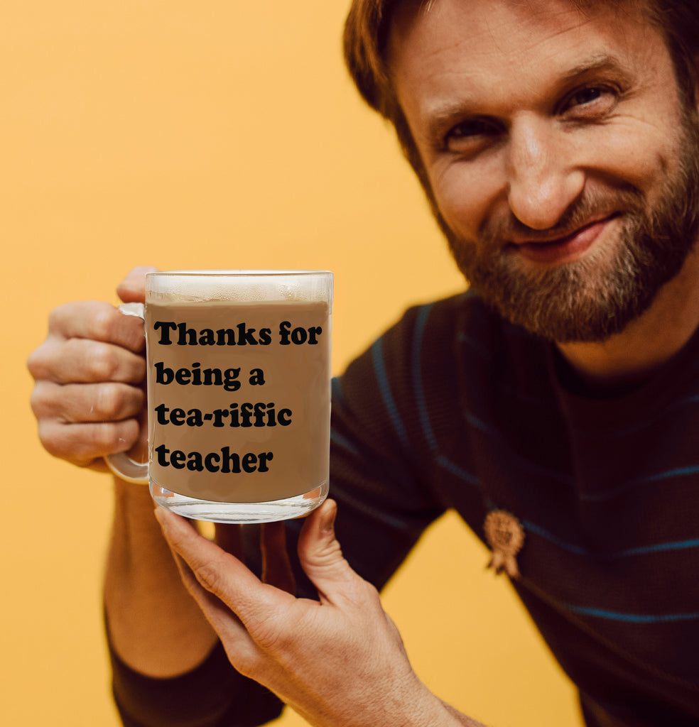 Funny teacher mug and cake gift MixPixie