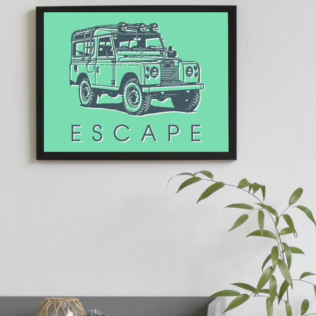 Escape Land Rover Print (Copy) MixPixie