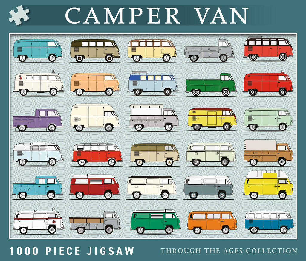 1000 Piece Iconic Campervan Puzzle MixPixie