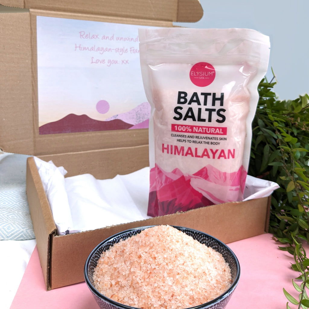 Personalised 100% Natural Himalayan Bath Salts Gift Box MixPixie
