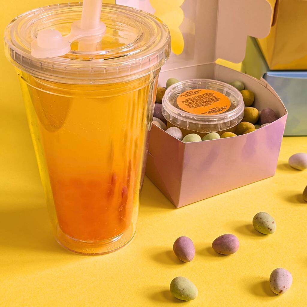 Bubble Tea Boba And Easter Eggs Gift Box MixPixie