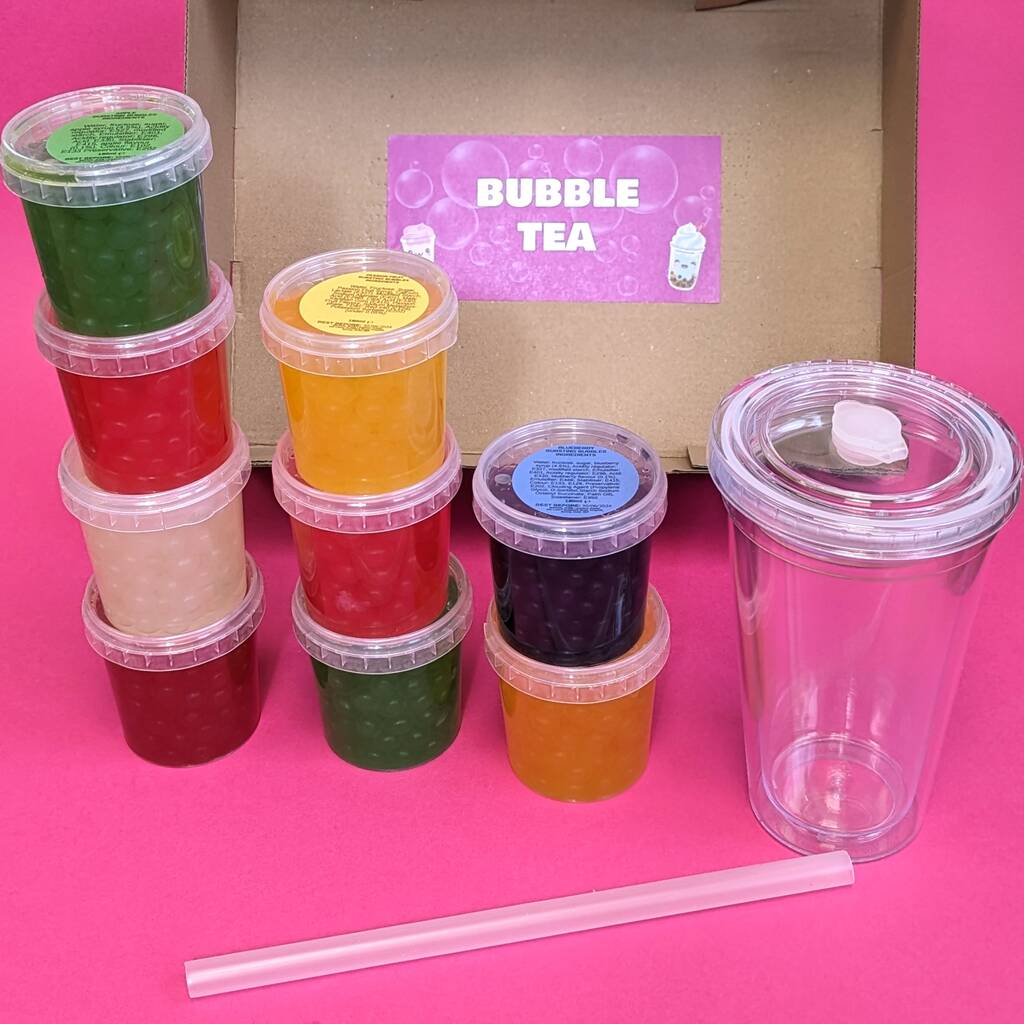 Bubble Tea Boba Box And Reusable Cup MixPixie