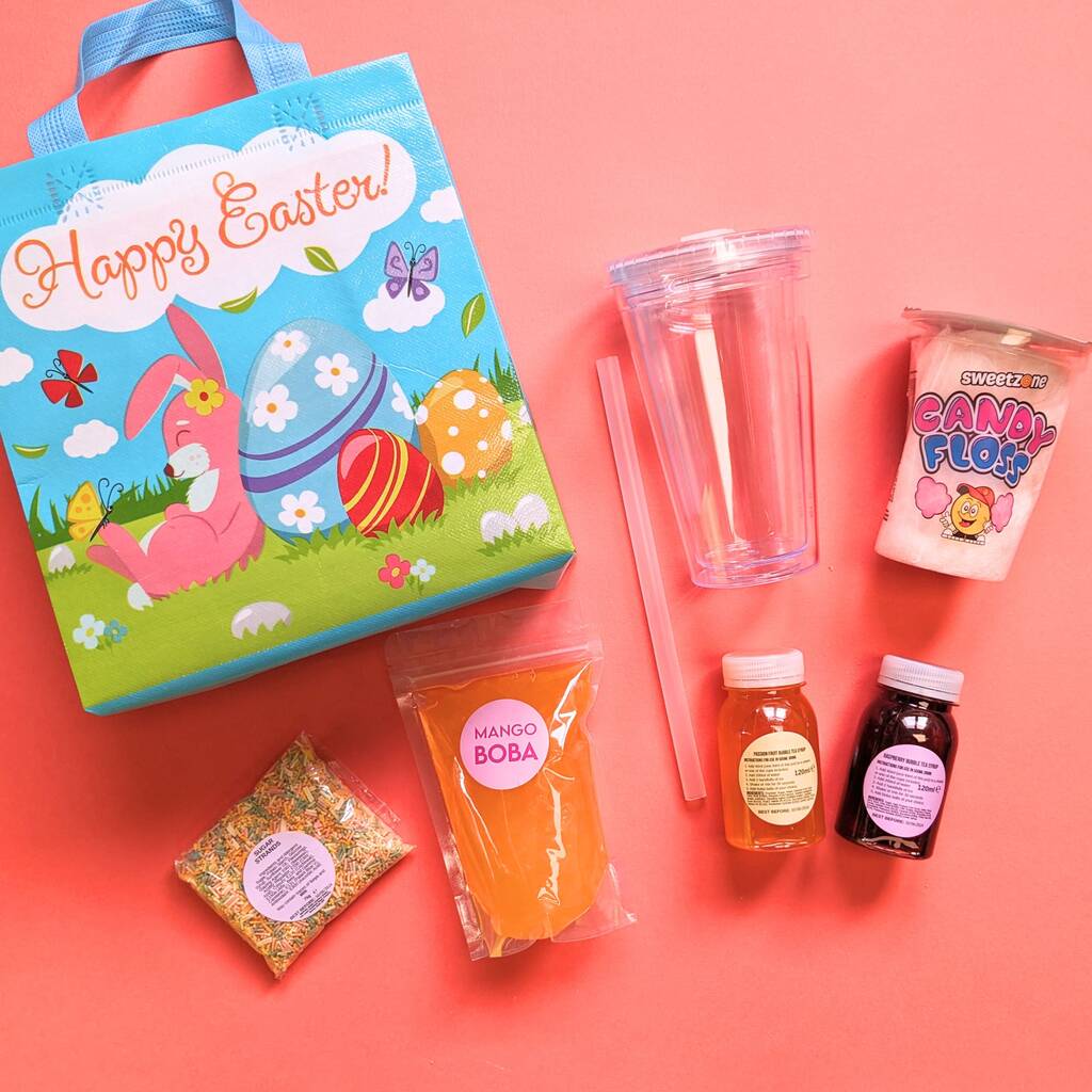 Bubble Tea Easter Gift Set Bag MixPixie