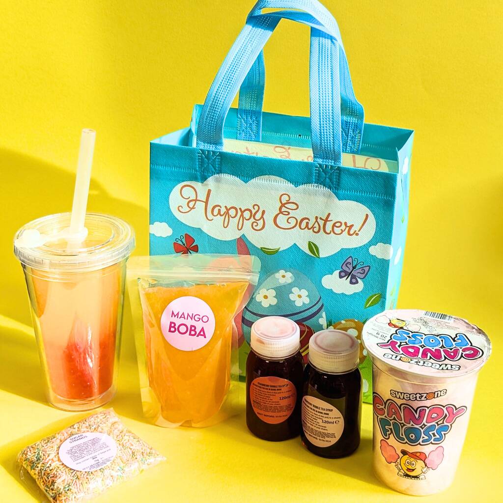 Bubble Tea Easter Gift Set Bag MixPixie