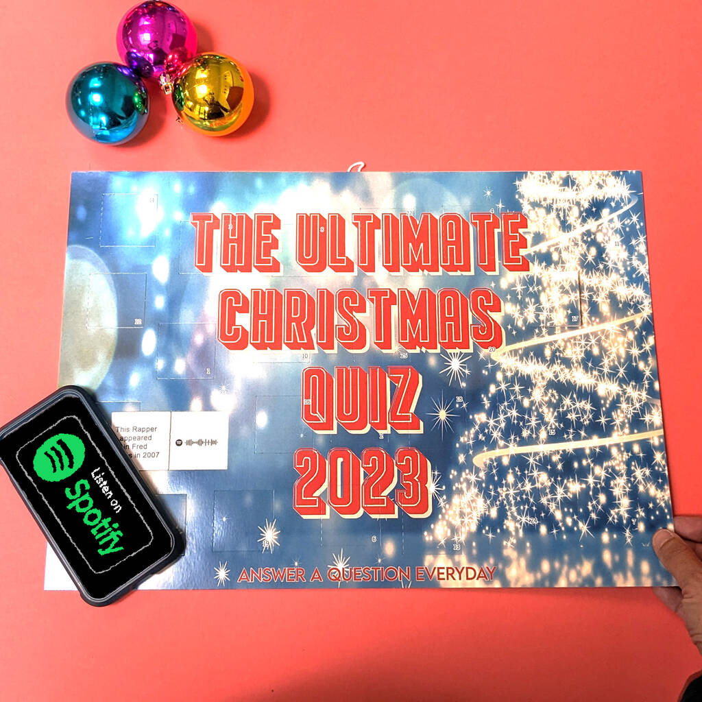 Christmas Quiz Advent Calendar 2023 MixPixie