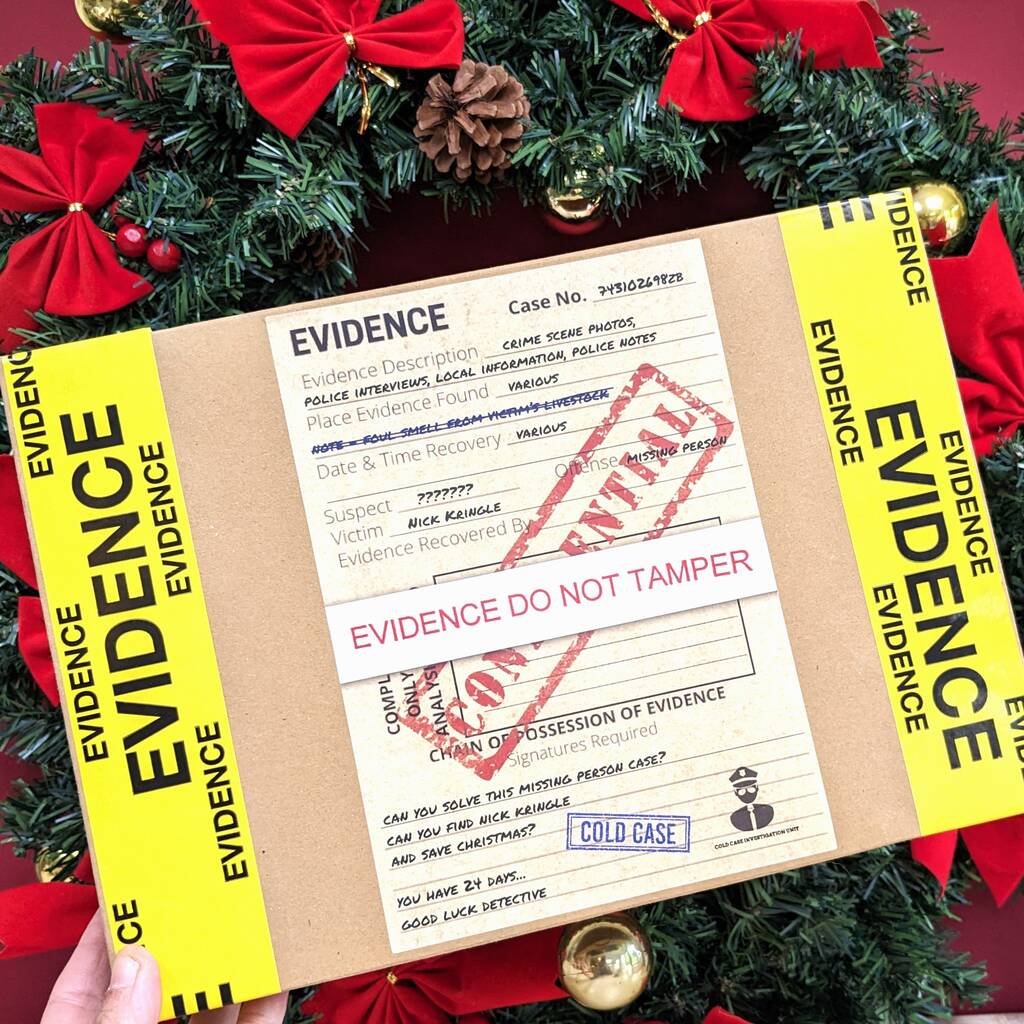 Cold Case Investigation Mystery Crime Advent Calendar MixPixie