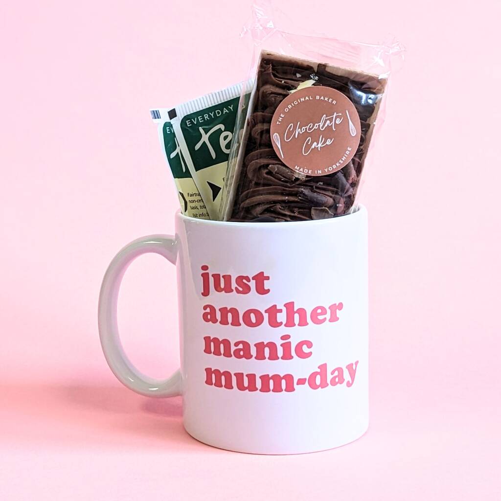 Manic Mum Day Mother's Day Mug, Cake And Tea MixPixie
