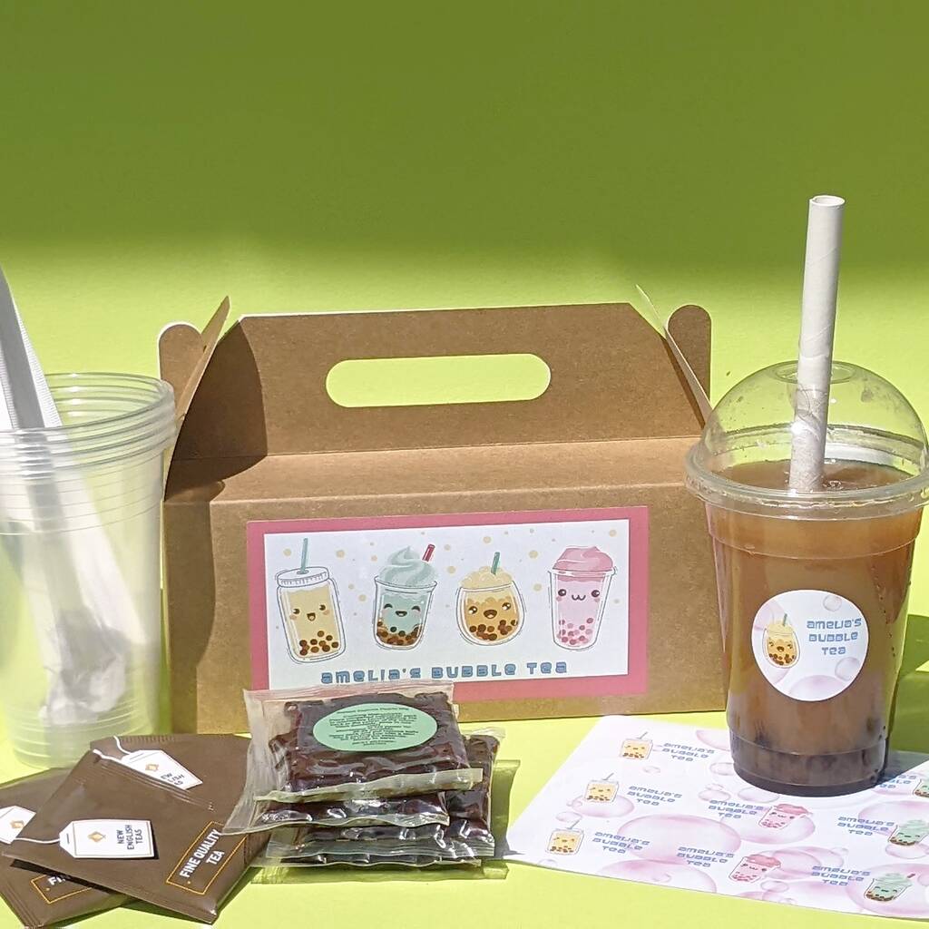 Personalised Brown Sugar Bubble Tea Kit MixPixie