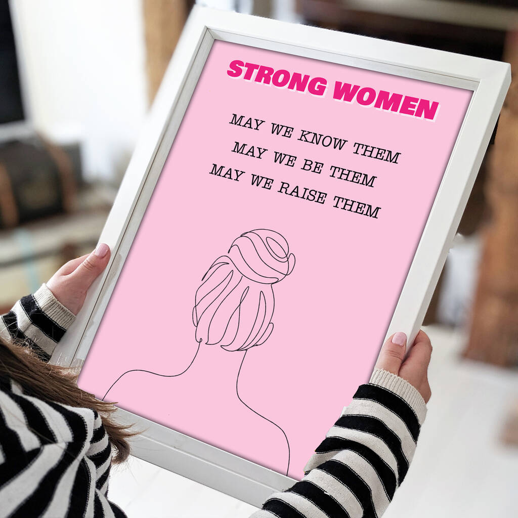 Strong Women Inspirational Prints MixPixie