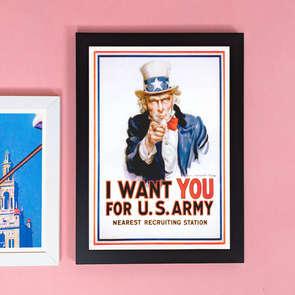 Limited Edition: Vintage U.S Army Poster Print MixPixie