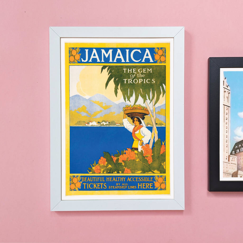 Authentic Vintage Travel Advert For Jamaica MixPixie