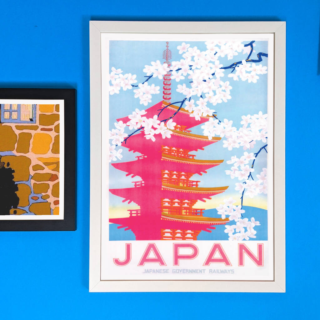 Authentic Vintage Travel Advert For Japan MixPixie