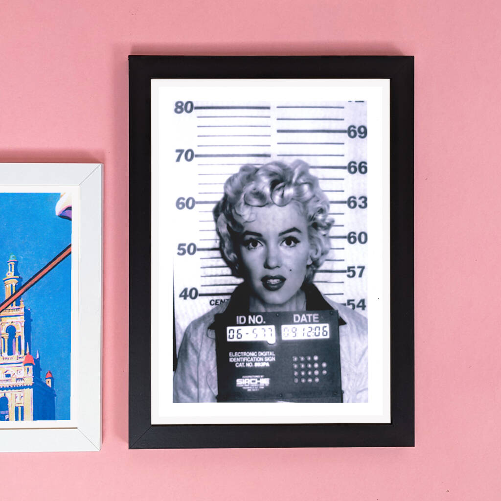 Limited Edition: Authentic Marilyn Monroe Mugshot Print MixPixie