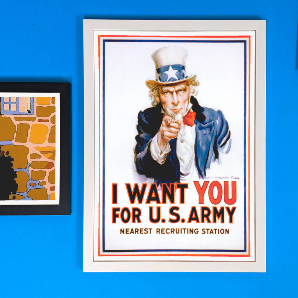 Limited Edition: Vintage U.S Army Poster Print MixPixie