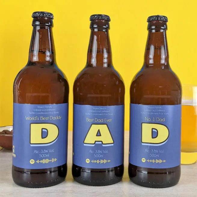 Dad Beer Carrier With Three 500ml Beers MixPixie Limited