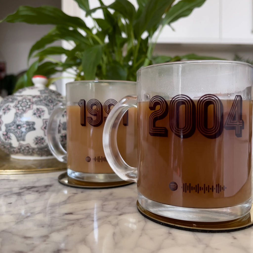 Personalised Special Year Glass Mug MixPixie Limited