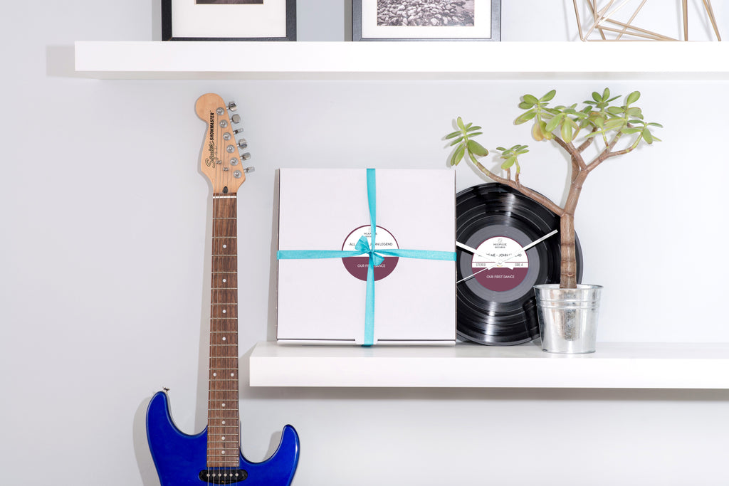 Personalised Limited Edition Vinyl Record Clock MixPixie Limited