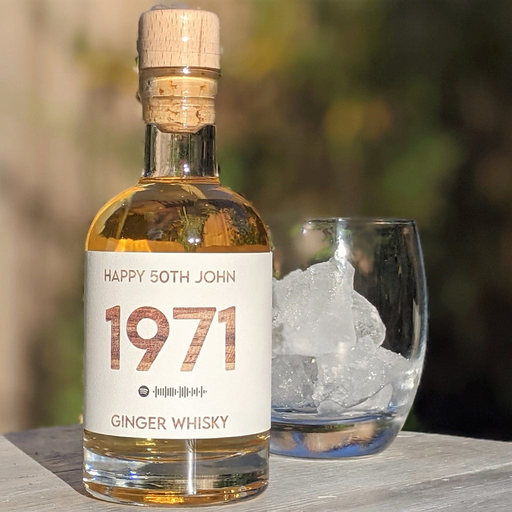 Personalised Special Year Ginger Whisky MixPixie Limited