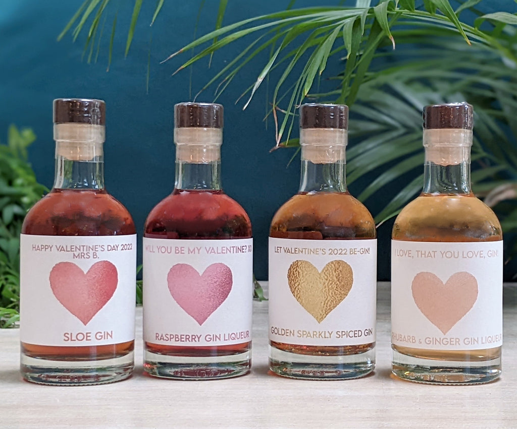 Personalised Valentines Flavoured Gin With Music MixPixie Limited
