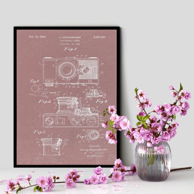 The First S L R Camera Patent Print MixPixie Limited