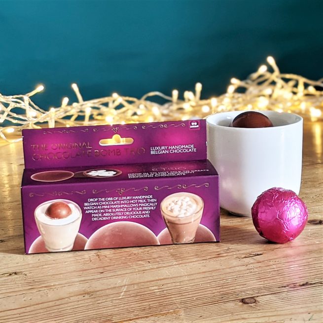 Set Of Three Hot Chocolate Bombs With Marshmallows MixPixie Limited
