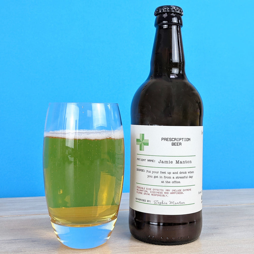 Personalised Prescription Design Craft Beer MixPixie Limited